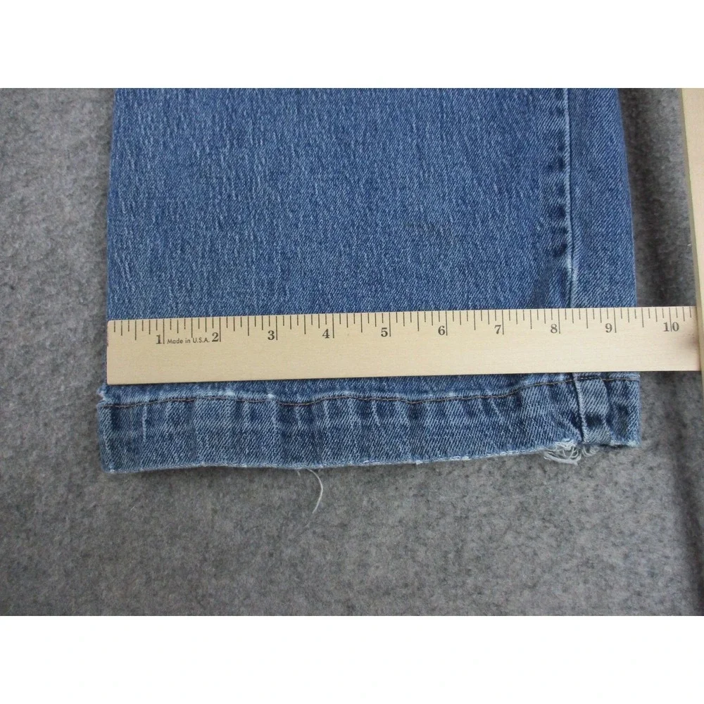 Hollister Jeans Mens 32x30 Blue Super Baggy Wide Leg Relaxed Medium Wash Y2K